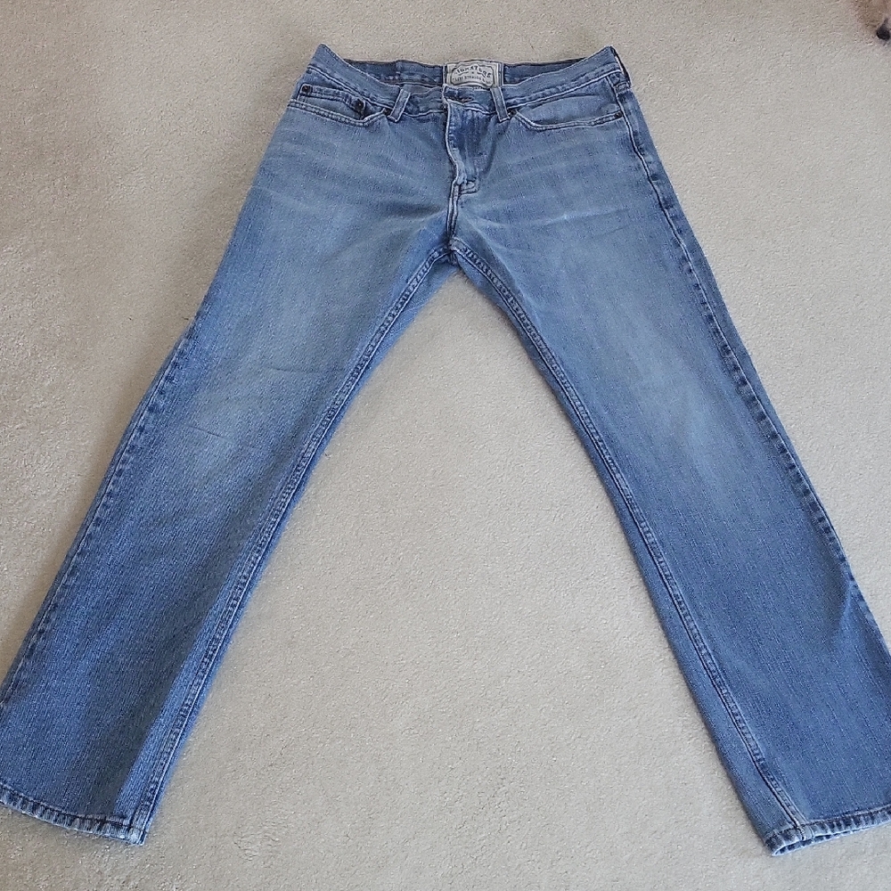 Signature by Levi Strauss Men's Relaxed Blue Jeans